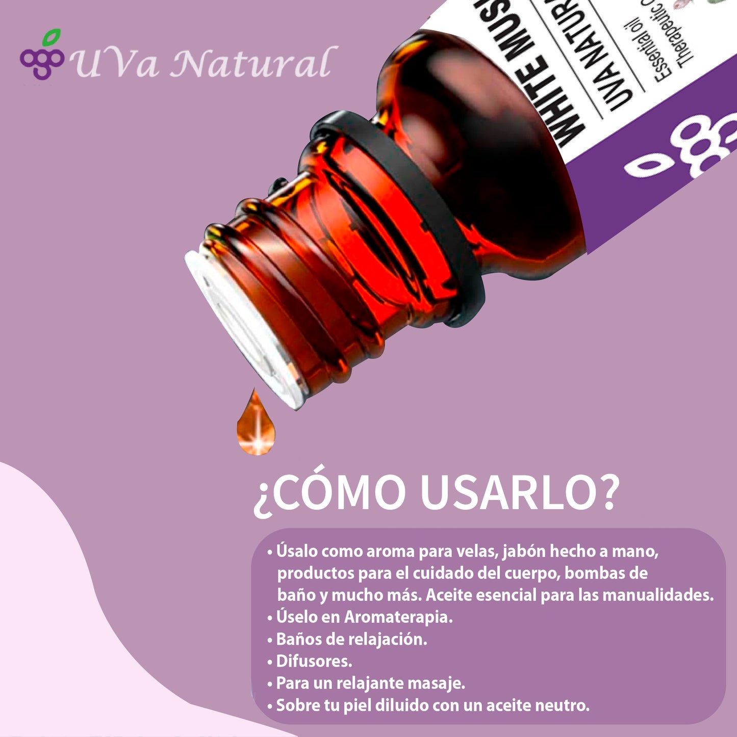 Aceite Esencial de Almizcle blanco