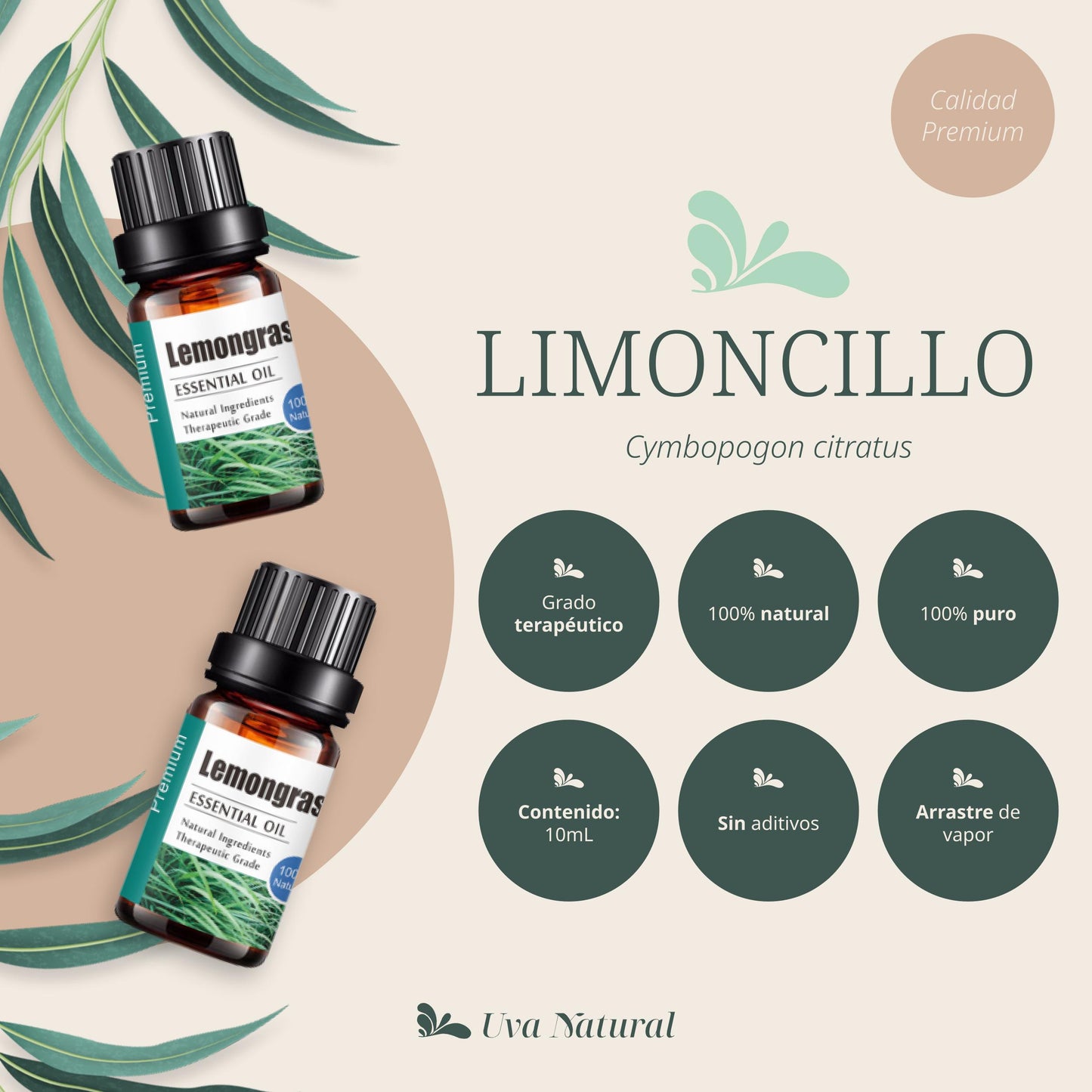 Aceite Esencial de Limoncillo