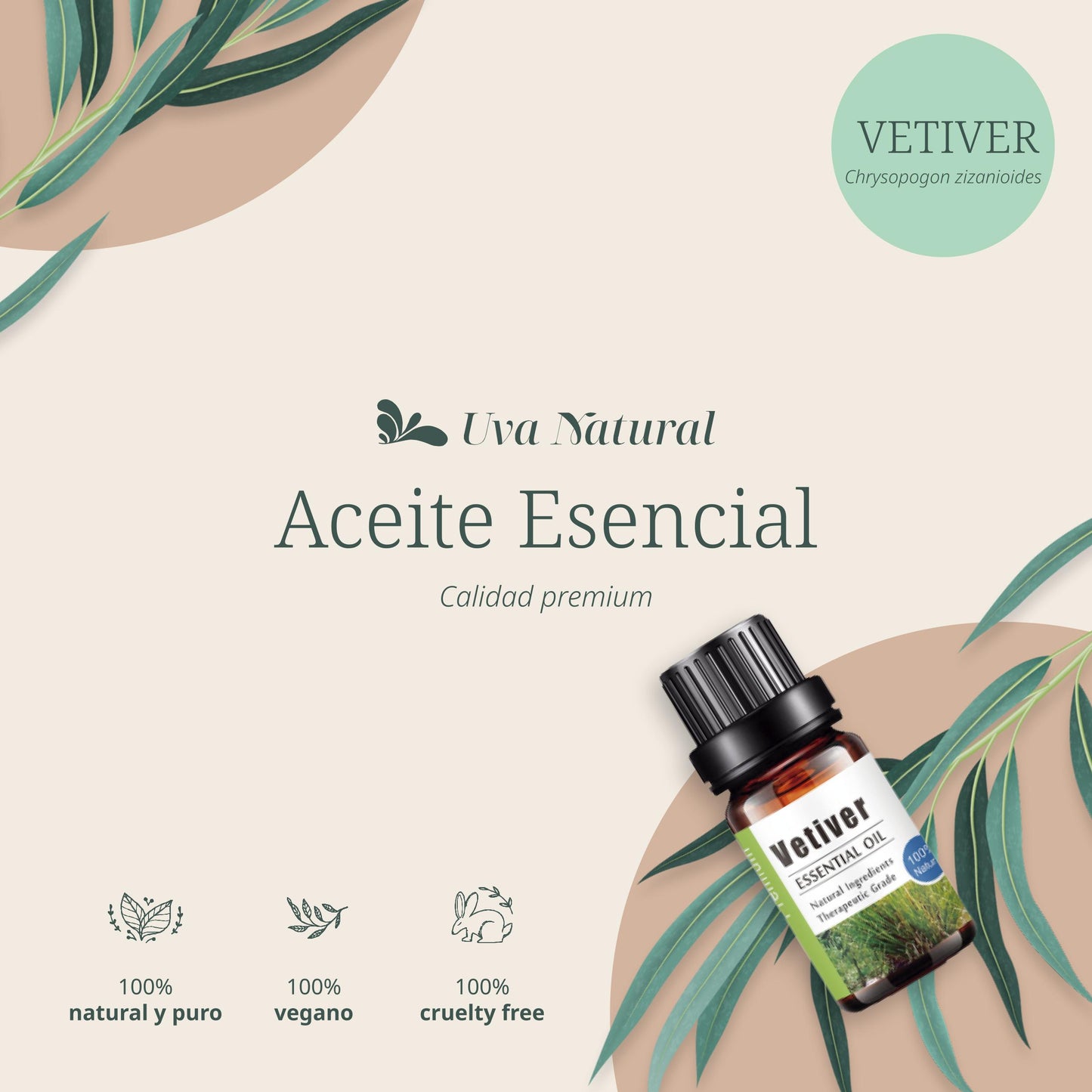 Aceite Esencial de Vetiver