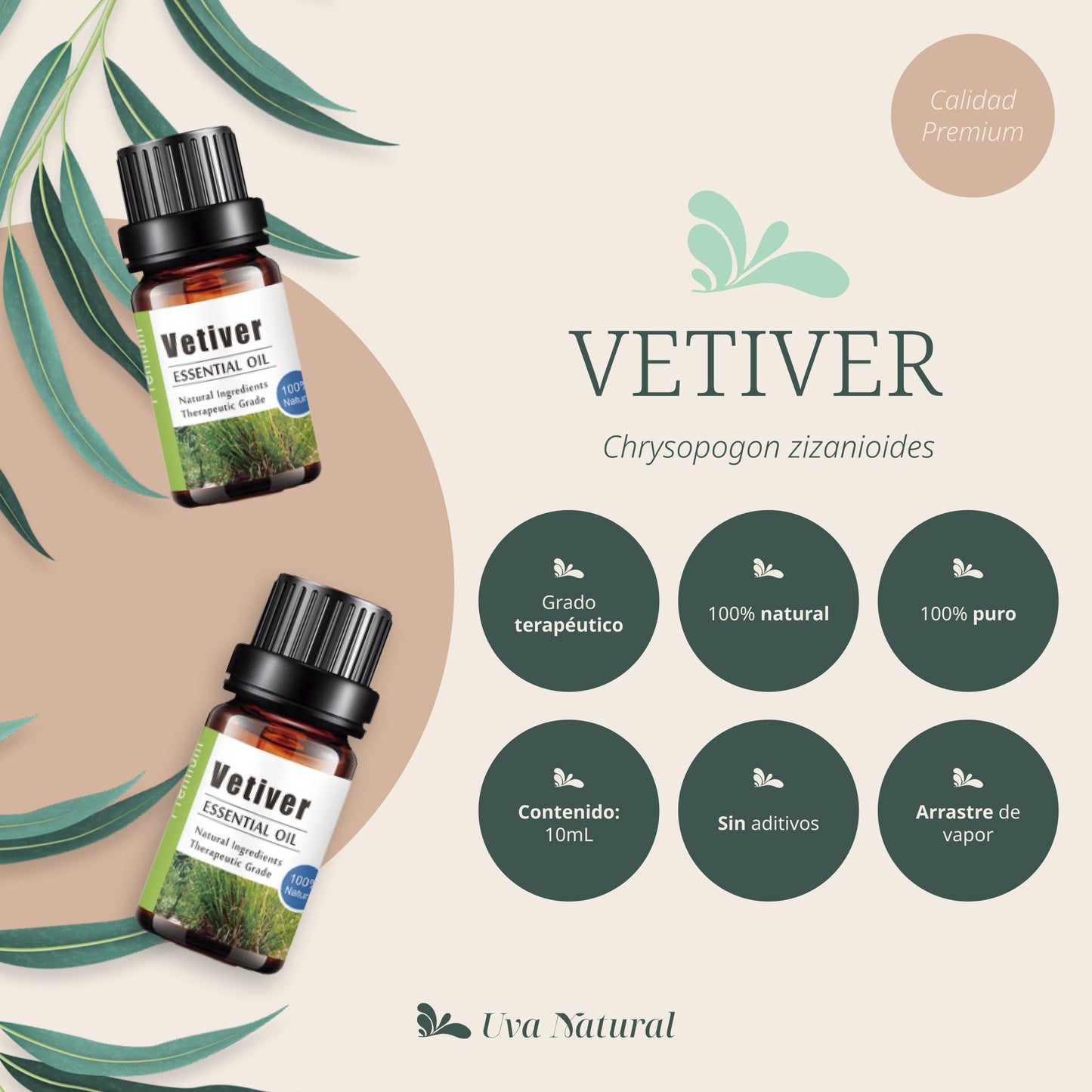 Aceite Esencial de Vetiver