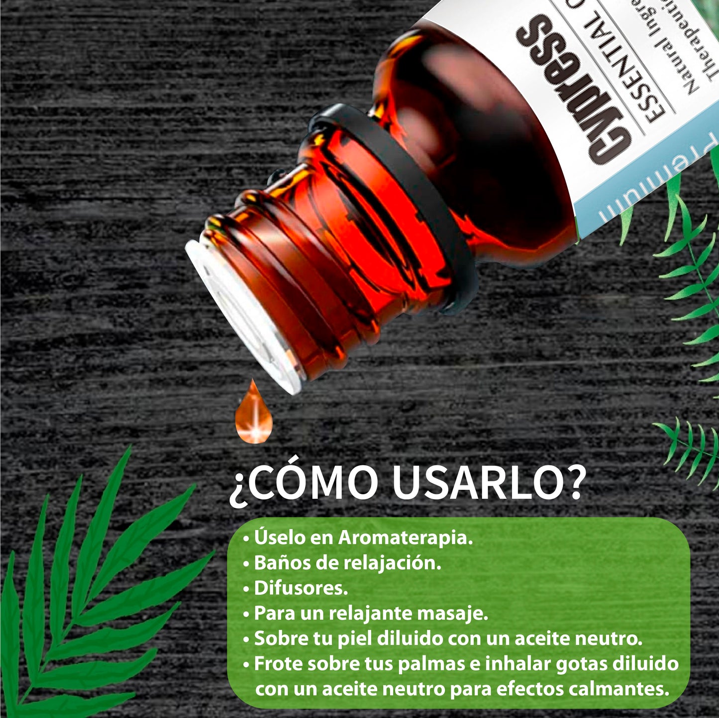 Aceite Esencial de Ciprés