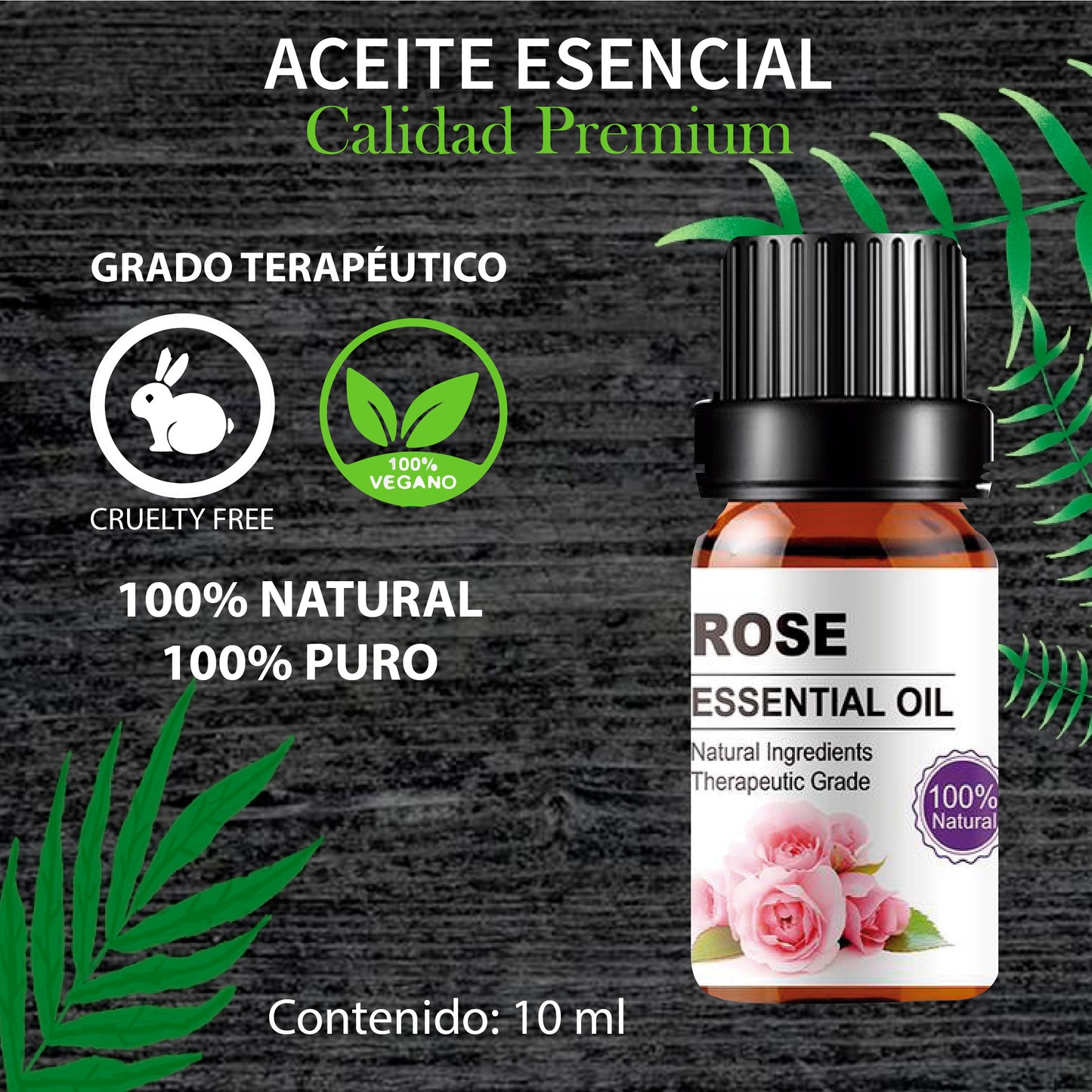 Aceite Esencial de Rosas Rosas