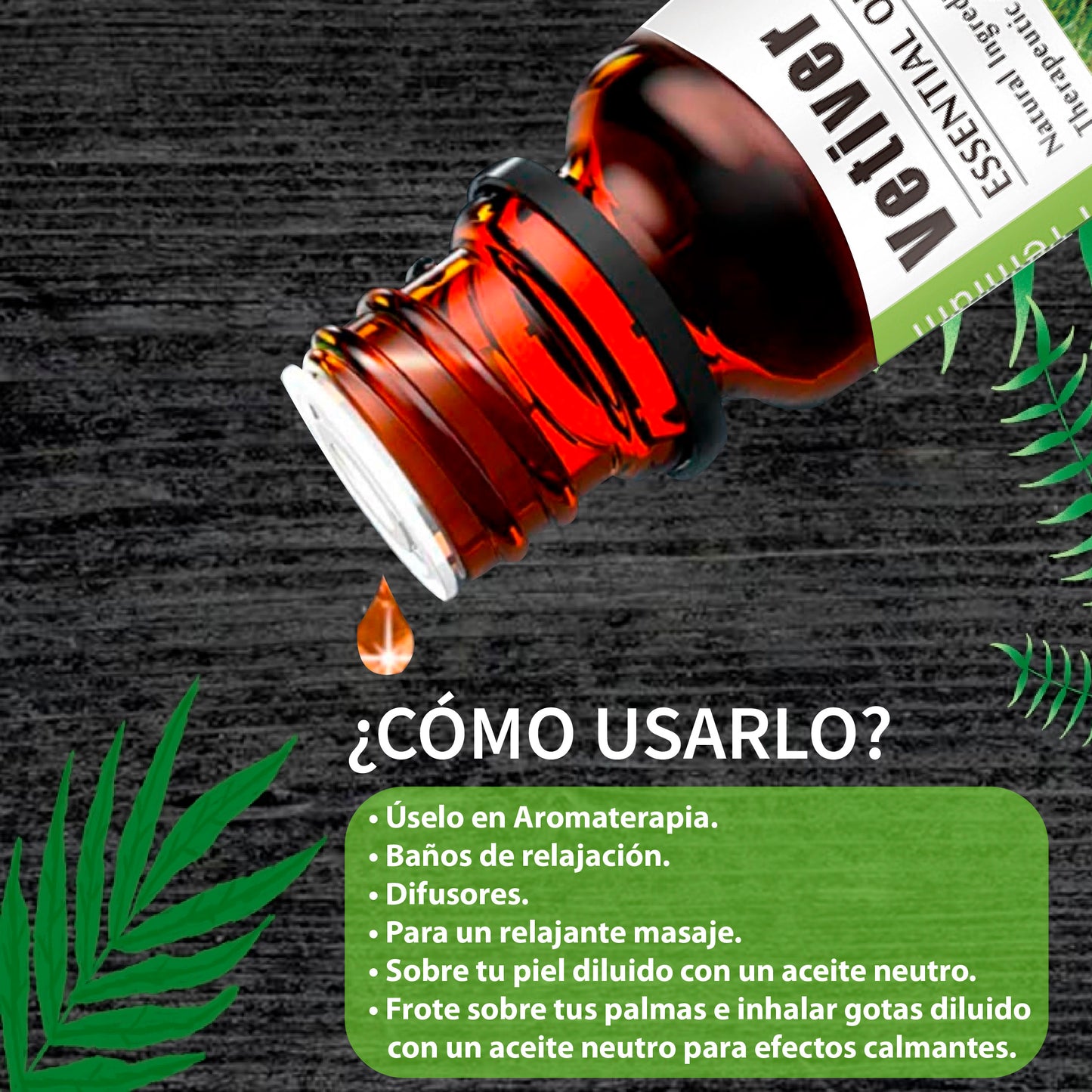 Aceite Esencial de Vetiver